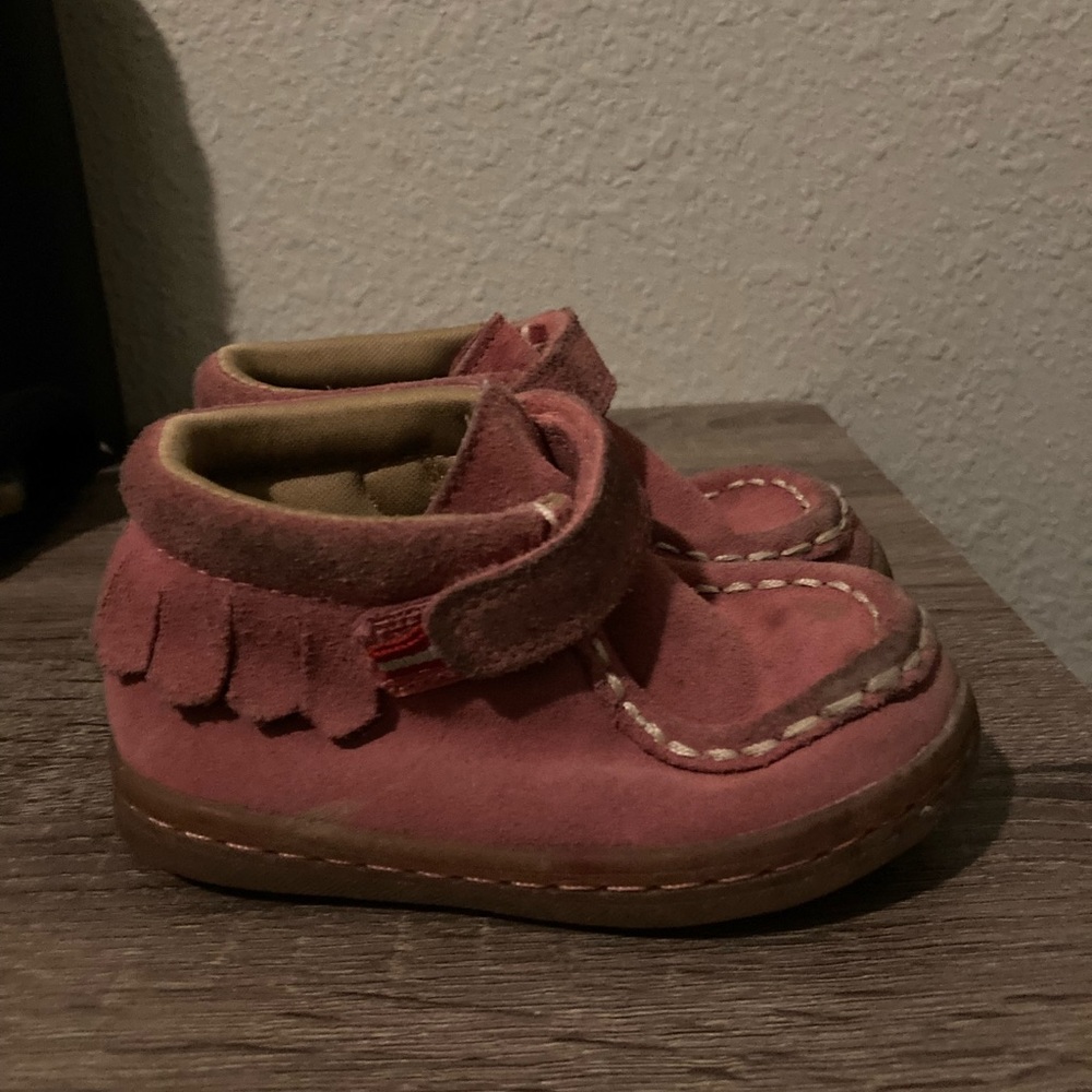 Hot Pink Suede Chukka Boots